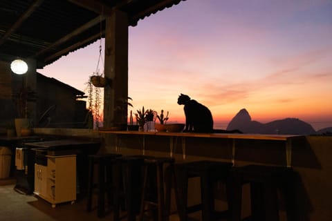 Natural landscape, Kitchen or kitchenette, Dining area, Mountain view, Sea view, Sunset