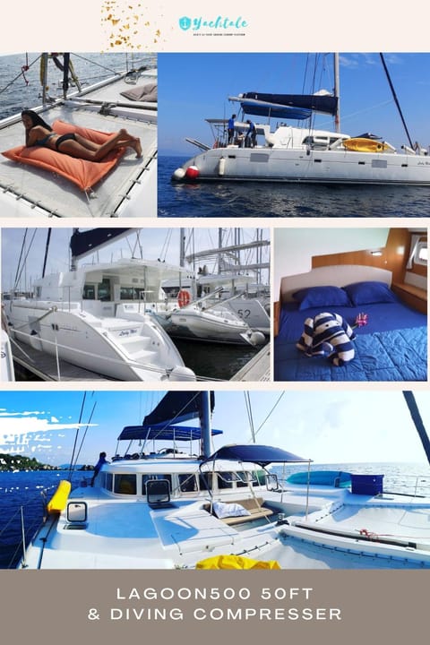 Private Catamaran Yacht charter in Phuket by YACHTALE Docked boat in Wichit