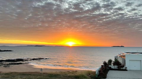 Natural landscape, Sea view, Sunset