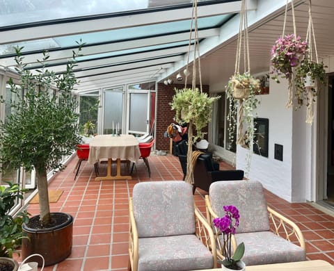 Patio, Seating area, Garden view