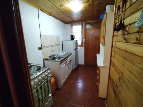 Kitchen or kitchenette, oven