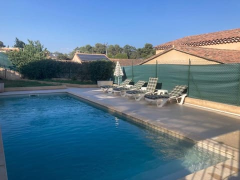 Pool view, Swimming pool, sunbed