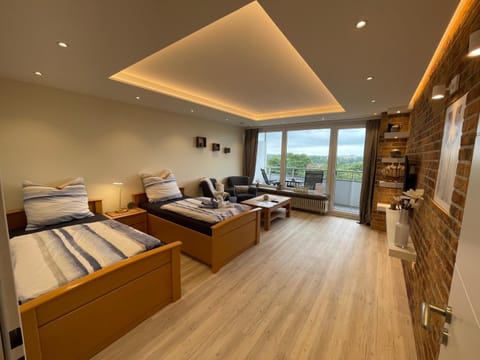 Bed, Living room, Photo of the whole room, Bedroom
