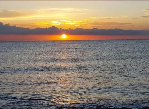 Day, Beach, Sea view, Sunrise