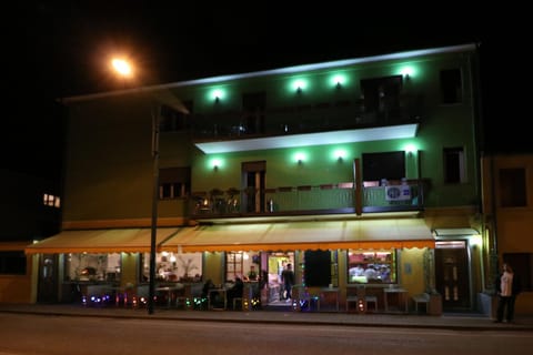 Property building, Facade/entrance, Night, Family