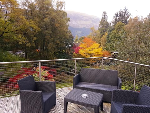 Patio, Balcony/Terrace, Mountain view