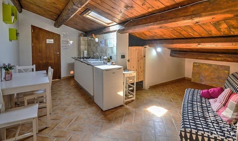 Kitchen or kitchenette, Dining area, stove