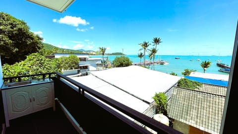 View (from property/room), Balcony/Terrace, Sea view