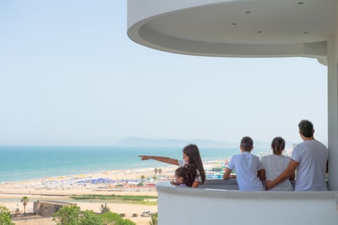 People, Beach, Sea view