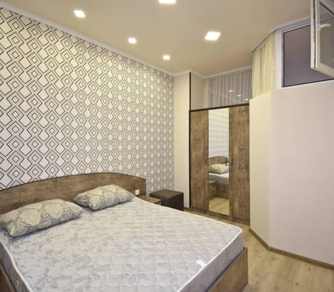 Bed, Photo of the whole room, Bedroom, wardrobe, air conditioner