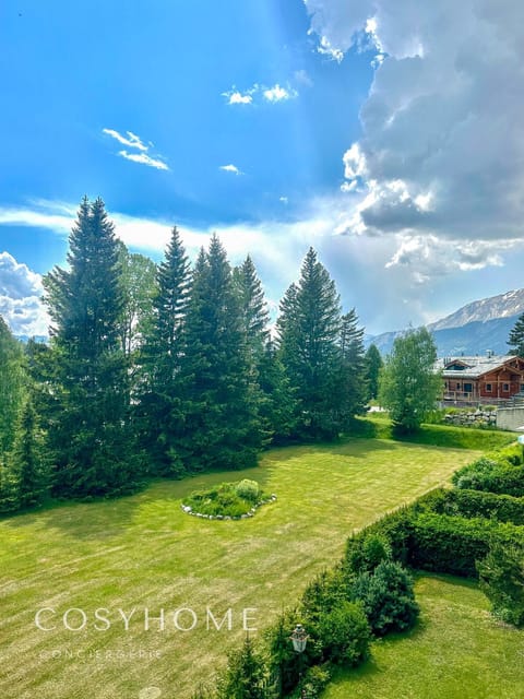 Spring, Garden, Garden view, Mountain view