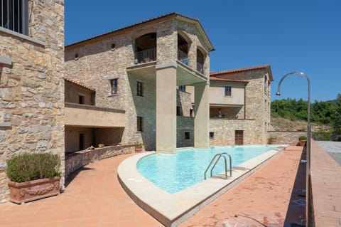 Property building, Pool view, Swimming pool