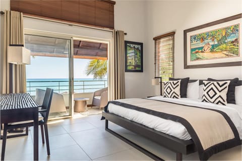 Bed, Natural landscape, View (from property/room), Balcony/Terrace, Bedroom, Sea view