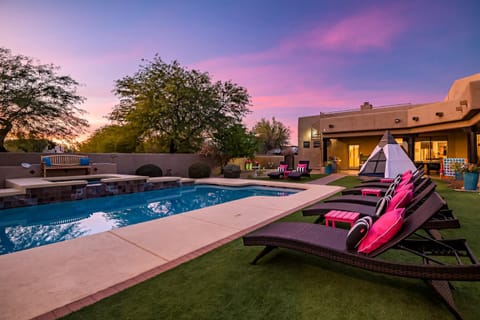 Midnight At The Oasis House in Scottsdale