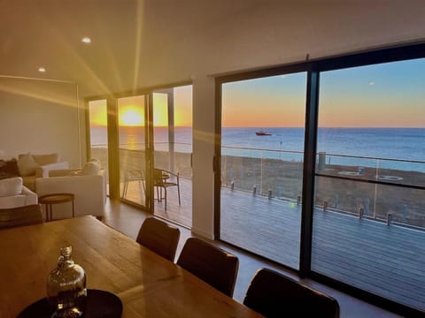 View (from property/room), Living room, Dining area, Sea view