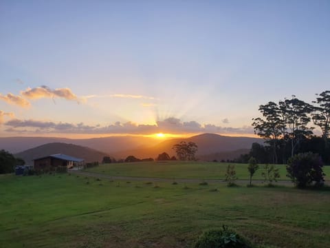 Mountain view, Sunset