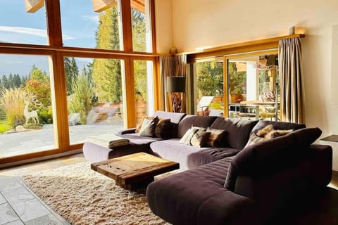Patio, Living room, Seating area, Garden view