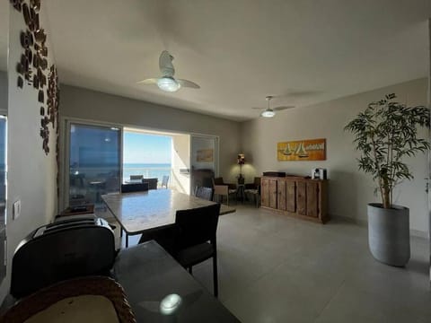 Natural landscape, TV and multimedia, Living room, Seating area, Dining area, Sea view