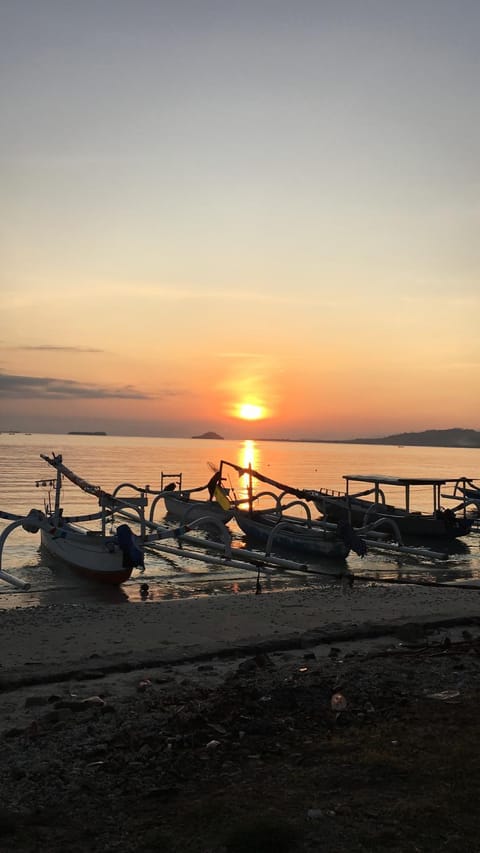 Beach, Sea view, Sunrise