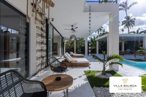 Patio, Day, Pool view, sunbed