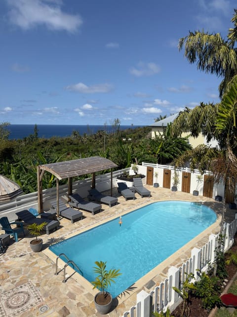 Pool view, Sea view, Swimming pool