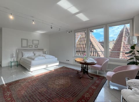 Bed, View (from property/room), Photo of the whole room, Seating area, Bedroom