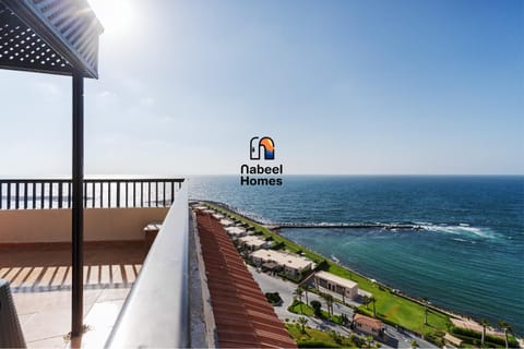 Nearby landmark, Day, Property logo or sign, Natural landscape, View (from property/room), Balcony/Terrace, Beach, Sea view