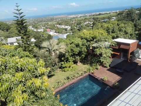 Natural landscape, Balcony/Terrace, Pool view, Sea view