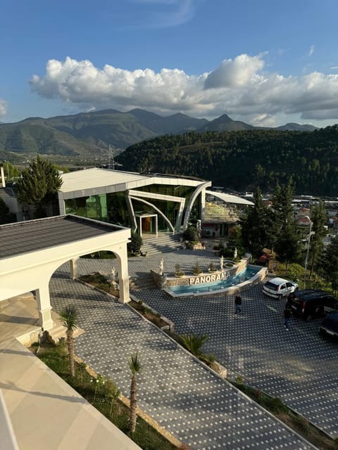 Day, Natural landscape, Mountain view, Swimming pool, Parking