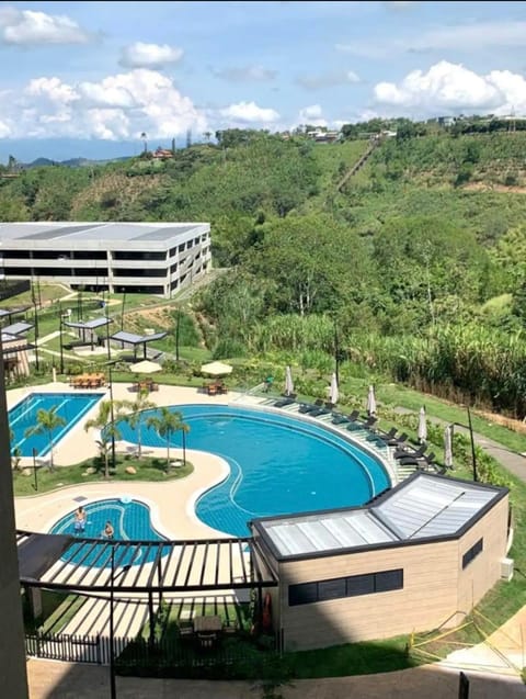 Natural landscape, Mountain view, Pool view, Swimming pool