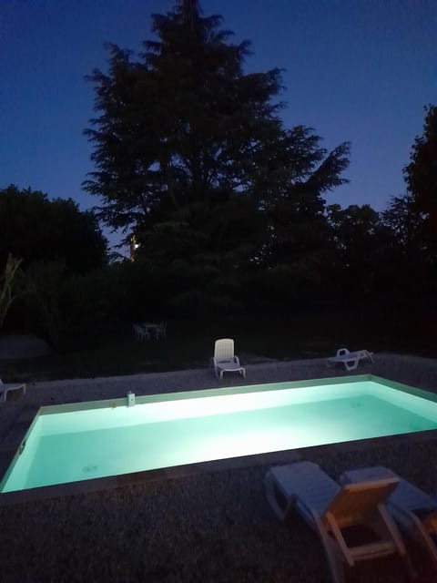 Night, Swimming pool