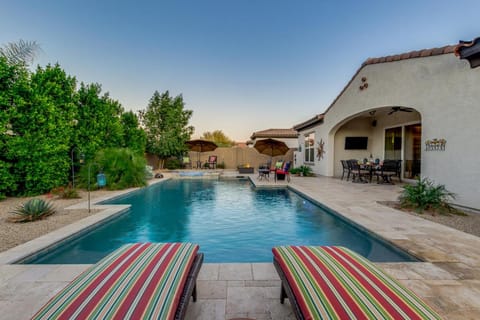 Property building, Pool view