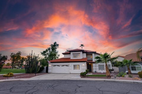 Property building, Facade/entrance, Sunrise