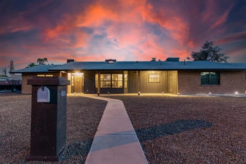 Property building, Sunset