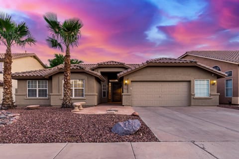 Property building, Sunset