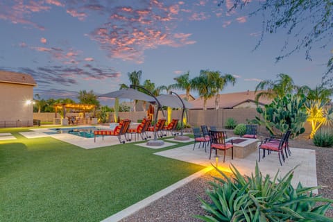 Property building, Facade/entrance, Day, Garden, sunbed