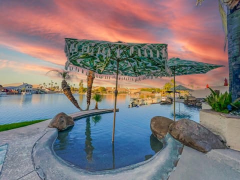 Lake view, River view, Swimming pool, Sunset