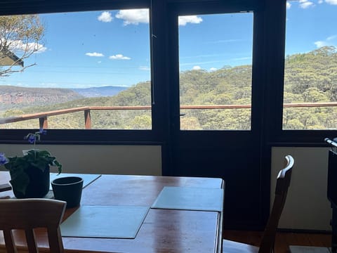 Property building, Natural landscape, View (from property/room), Balcony/Terrace, Dining area, Mountain view