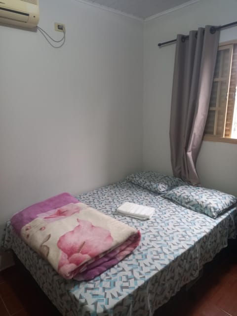 Bed, Photo of the whole room, Bedroom, towels, air conditioner