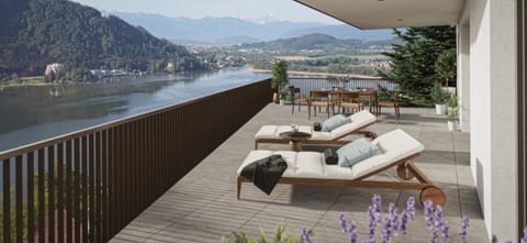 Property building, Day, Balcony/Terrace, Lake view, Mountain view