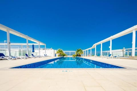 Pool view, Swimming pool, sunbed