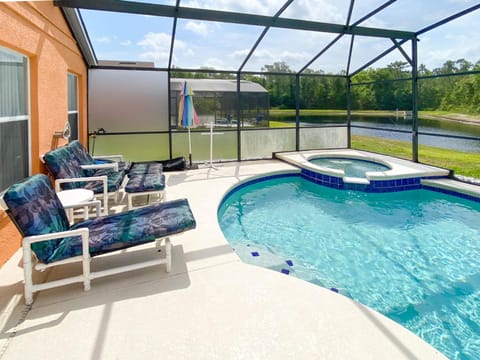 Patio, Hot Tub, Lake view, Swimming pool, sunbed