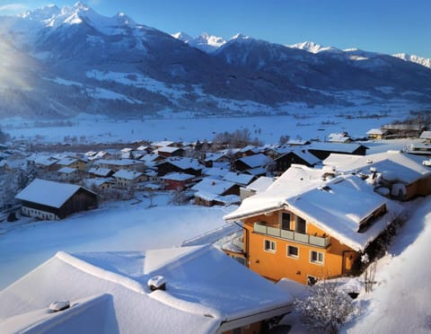 Property building, Winter, Mountain view