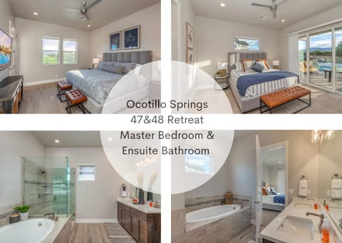 Ocotillo Springs Resort 47 and 48 Retreat Connected homes sleeps 31 guest Private Pool & Hot Tub House in Santa Clara