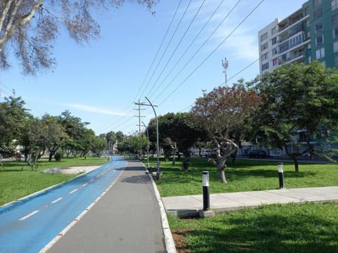 Property building, Spring, Day, Neighbourhood, Natural landscape, View (from property/room), Cycling, Street view