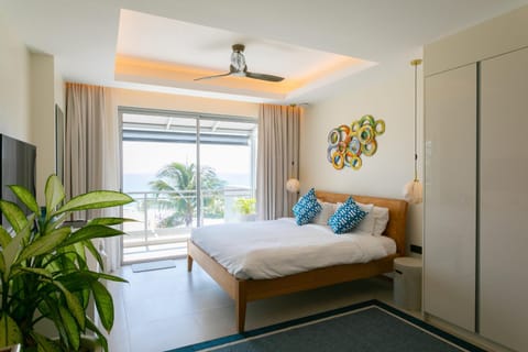 Sea View Penthouse Beachfront Apartment in Choeng Thale