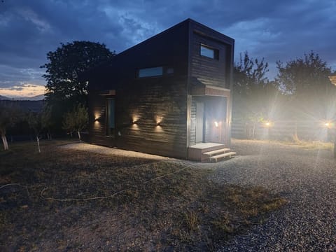 Property building, Night, Inner courtyard view