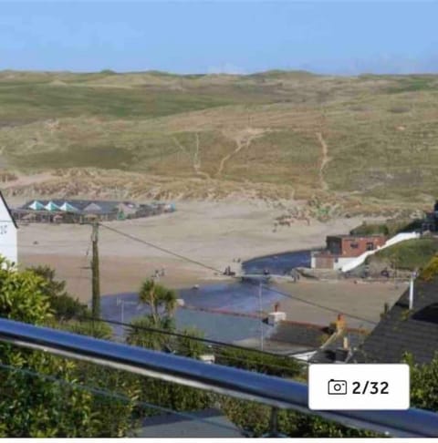 Perran water beach view House in Perranporth