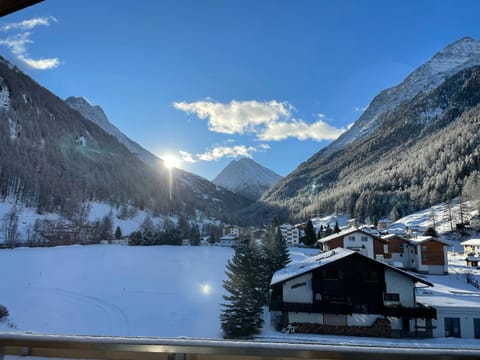 Natural landscape, Winter, Mountain view