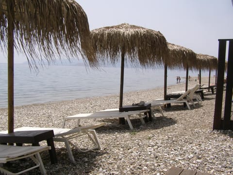 Day, Natural landscape, Beach, Sea view, sunbed